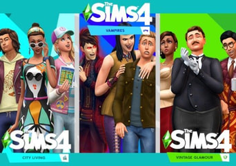 The Sims 4: City Living + Vampires + Vintage Glamour Stuff - Bundle DLC United States Xbox One/Series