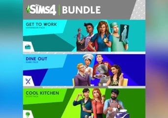 The Sims 4: Get to Work + Dine Out + Cool Kitchen Stuff - Bundle DLC EN United States Xbox One Xbox Series