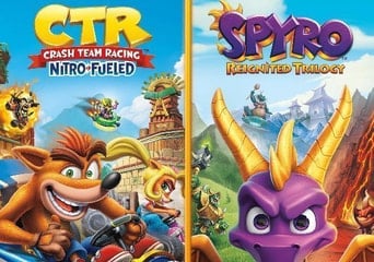 Crash Team Racing Nitro-Fueled + Spyro Game - Bundle EN/DE/FR/IT/PL/ES EU Xbox One Xbox Series