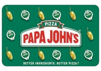 Papa Johns Gift Card USD US $25 Food