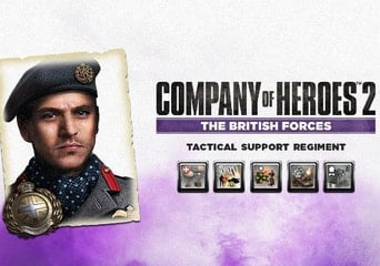 Company of Heroes 2: British Commander - Tactical Support Regiment DLC EN/DE/FR/IT/PL/CS/RU/ES Global Steam