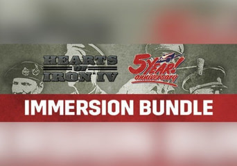 Hearts of Iron IV - Immersion Bundle DLC EN/DE/FR/PL/PT/RU/ES Global Steam