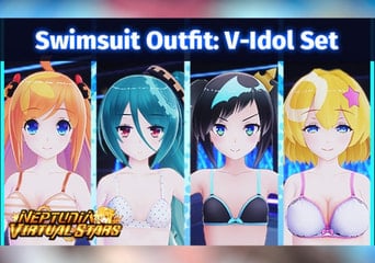 Neptunia Virtual Stars - Swimsuit Outfit: V-Idol Set DLC EN Global Steam