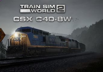 Train Sim World 2 - CSX C40-8W Loco DLC EN/DE/FR/IT/PL/RU/ZH/ES Global Steam