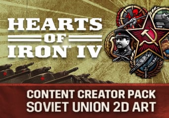 Hearts of Iron IV: Content Creator Pack - Soviet Union 2D DLC EN/DE/FR/PL/PT/RU/ES Global Steam