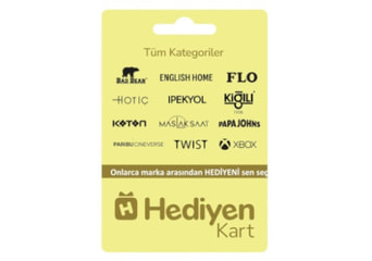 Hediyen Gift Card TRY TR ₺250 Official website