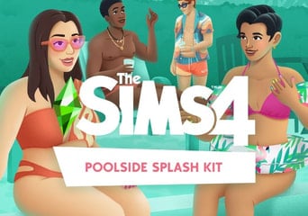 The Sims 4: Poolside Splash Kit DLC Global EA App