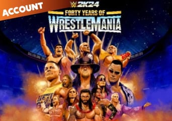 WWE 2K24 - Steam Account Forty Years of WrestleMania Edition EN/DE/FR/IT/ES/AR Global Steam