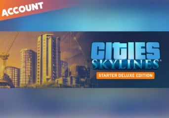 Cities: Skylines - Steam Account Starter Deluxe Edition EN/DE/FR/IT/PL/ES Global Steam