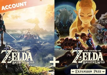 The Legend of Zelda: Breath of the Wild + Expansion Pass - Bundle - Nintendo Switch Account Global Nintendo Switch