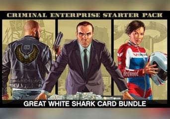 Grand Theft Auto V - Criminal Enterprise Starter Pack + Great White Shark Card Bundle DLC EN Global Rockstar