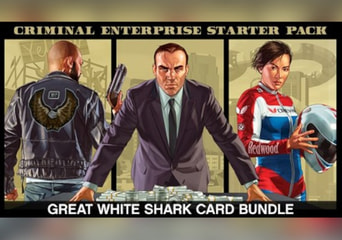 Grand Theft Auto V - Criminal Enterprise Starter Pack + Great White Shark Card Bundle DLC EN Global Rockstar