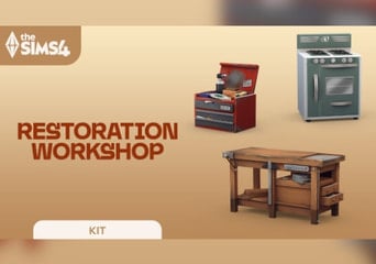 The Sims 4: Restoration Workshop Kit DLC Global EA App