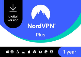 NordVPN Plus VPN & Password Manager Software Bundle 1 Year Global Software License