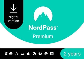 NordPass Premium Password Manager 2 Years Unlimited Dev Global Software License