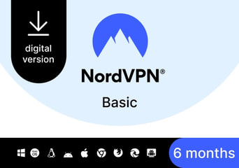 NordVPN Basic Premium VPN 6 Months 10 Dev US United States Software License