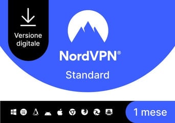 NordVPN Standard VPN & Cybersecurity 1 Month 10 Dev IT Italy Software License
