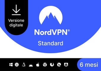 NordVPN Standard VPN & Cybersecurity 6 Months 10 Dev IT Italy Software License