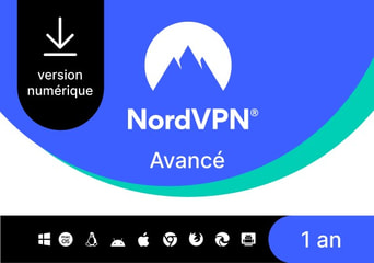 NordVPN Plus VPN & Password Manager Software Bundle 1 Year FR France Software License