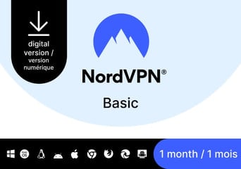 NordVPN Basic Premium VPN 1 Month 10 Dev CA Canada Software License