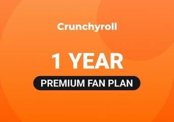 Crunchyroll Premium Fan Plan 1 Year Global TV