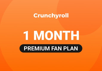 Crunchyroll Premium Fan Plan 1 Month Global TV