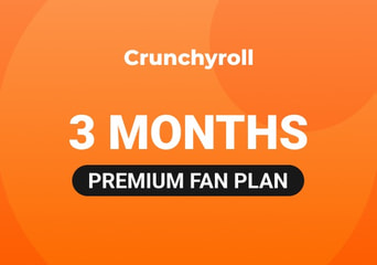 Crunchyroll Premium Fan Plan 3 Months  Global TV