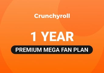 Crunchyroll Premium Mega Fan Plan 1 Year BR Brazil TV
